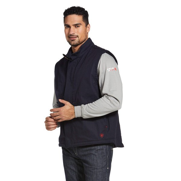 Ariat Workhorse FR Insulated Vest in Navy
